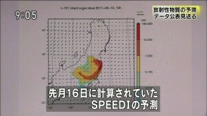 NHKで公開された WSPEEDI - 放射性ヨウ素１３１による乳児の臓器被曝予測